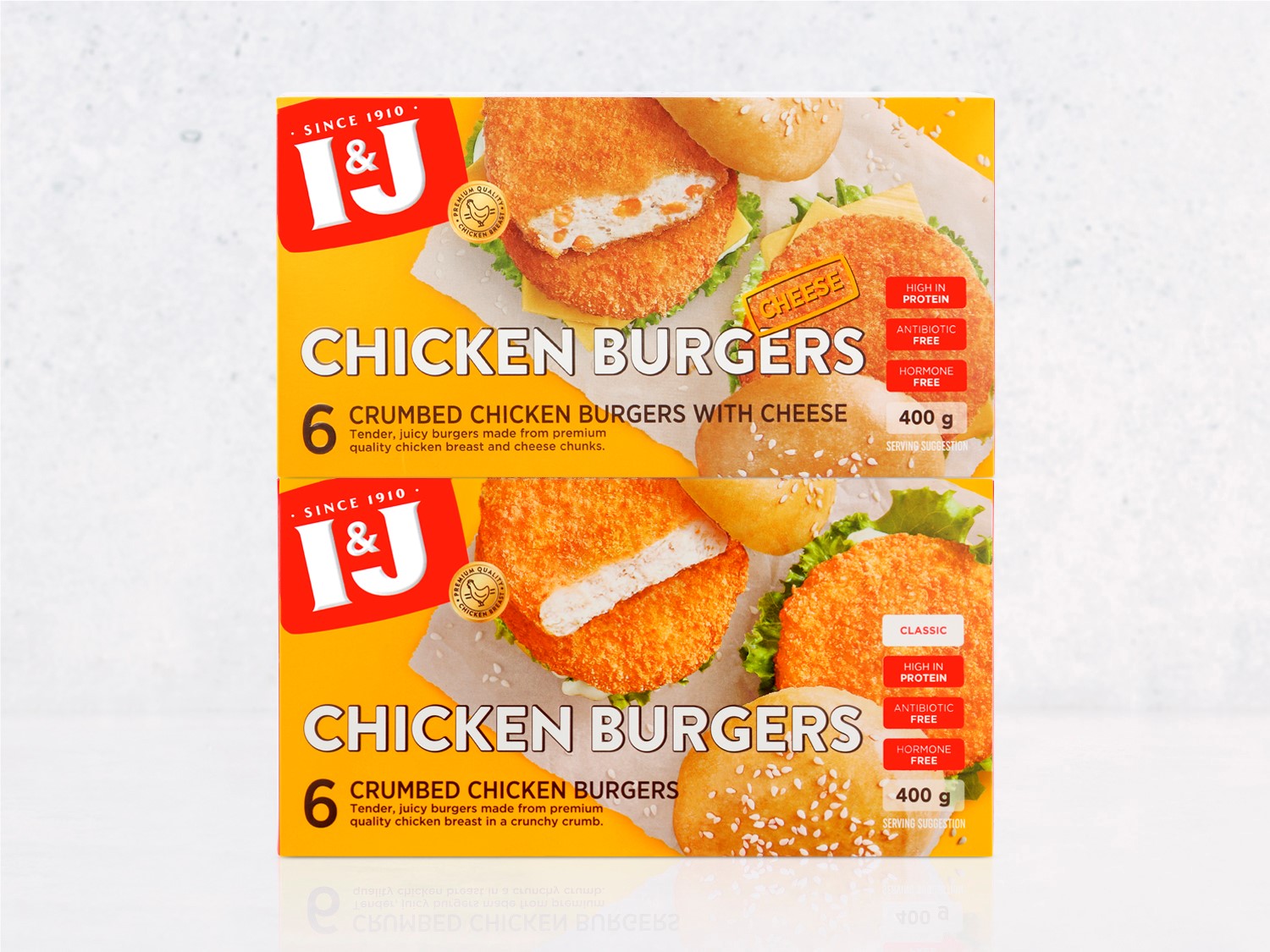 Chicken Burgers Both