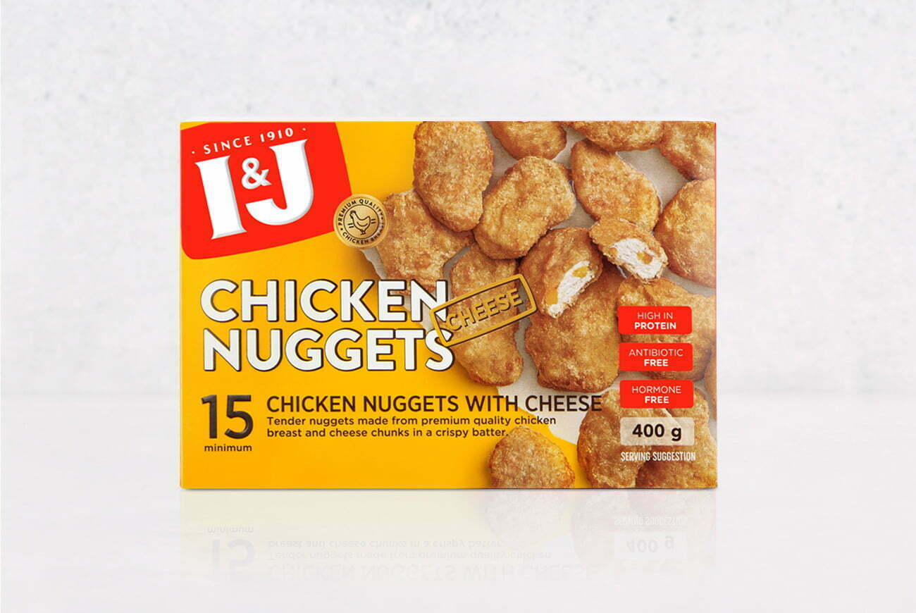 CHICKEN NUGGETS WITH CHEESE