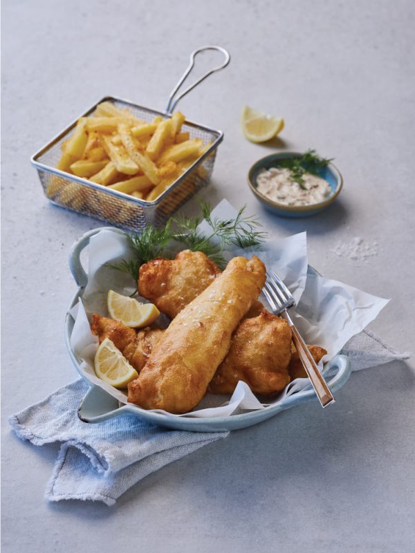 DEEPFRIED HAKE IN BEERSTYLE BATTER I&J