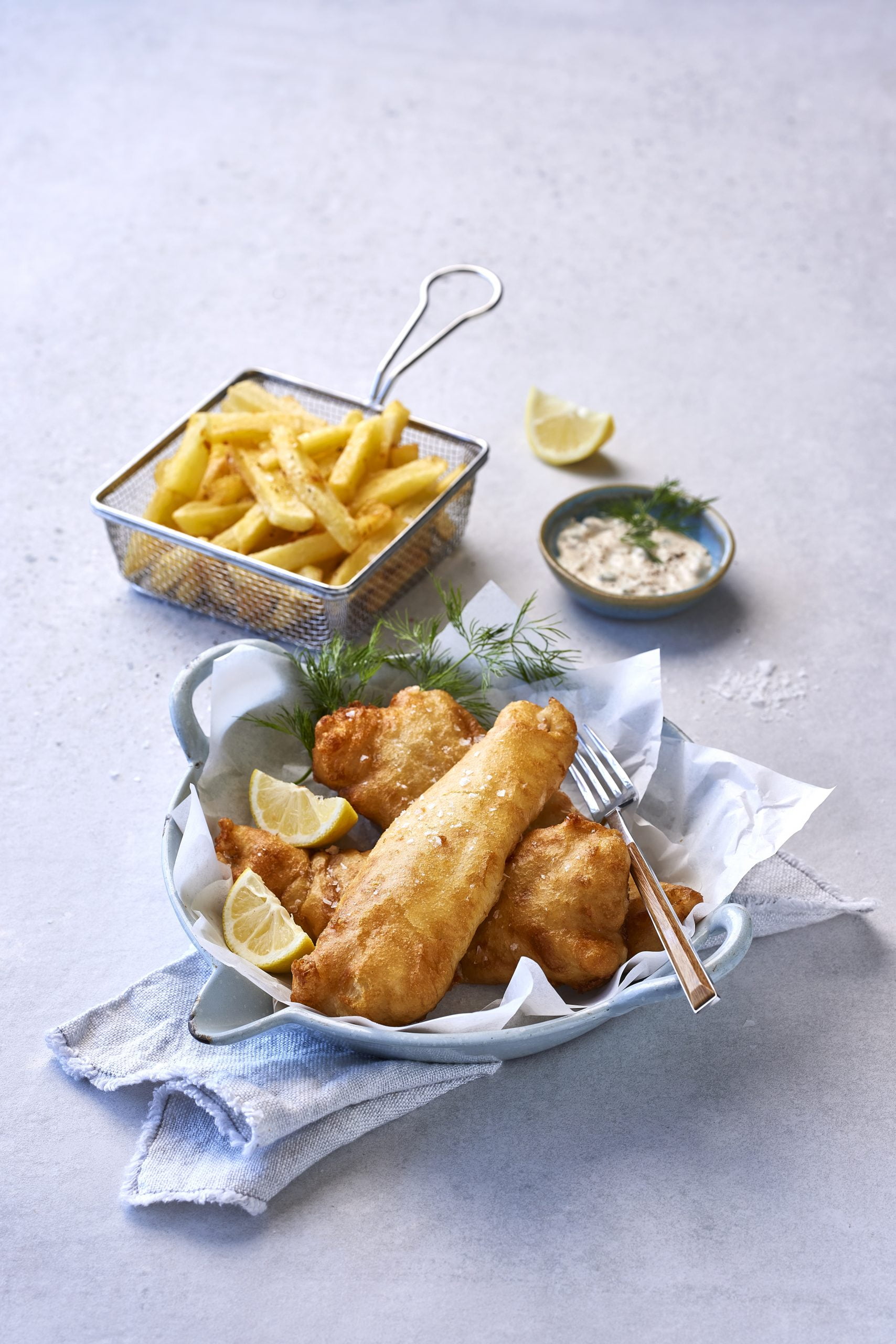 BUTTERNUT, BEETROOT AND CRISPY HAKE SALAD I&J
